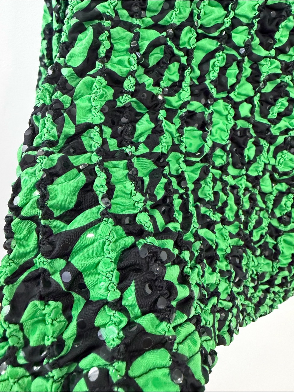 Cartise Green & Black Textured Zip Jacket 6 - Picture 5 of 10
